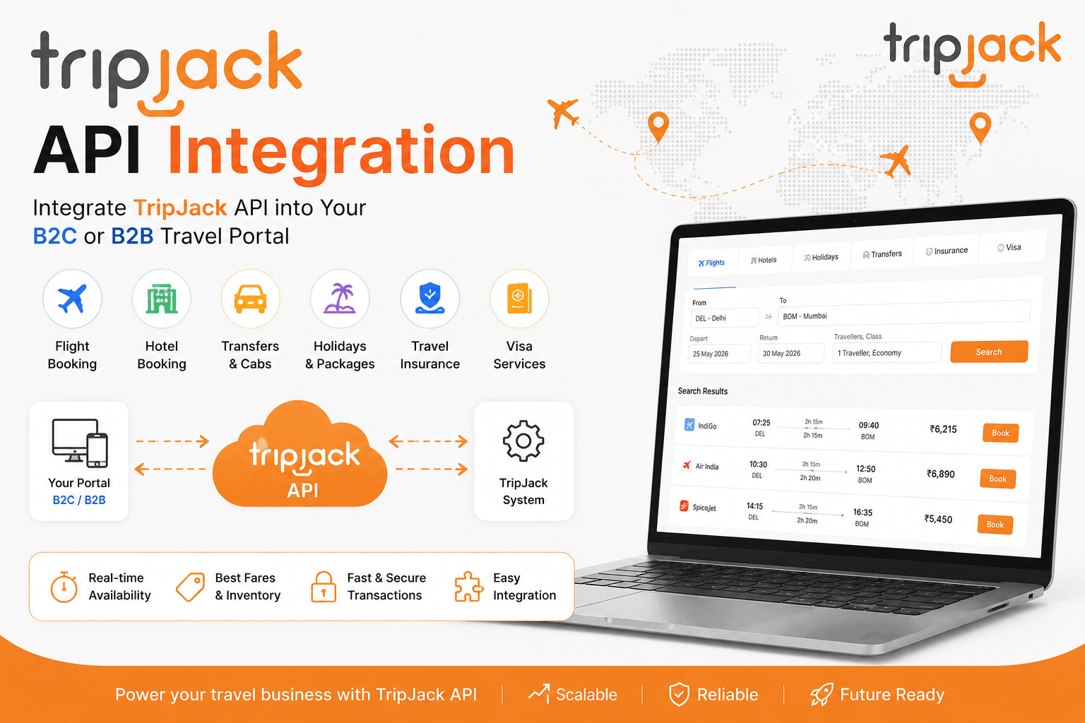 TripJack API Integration Services