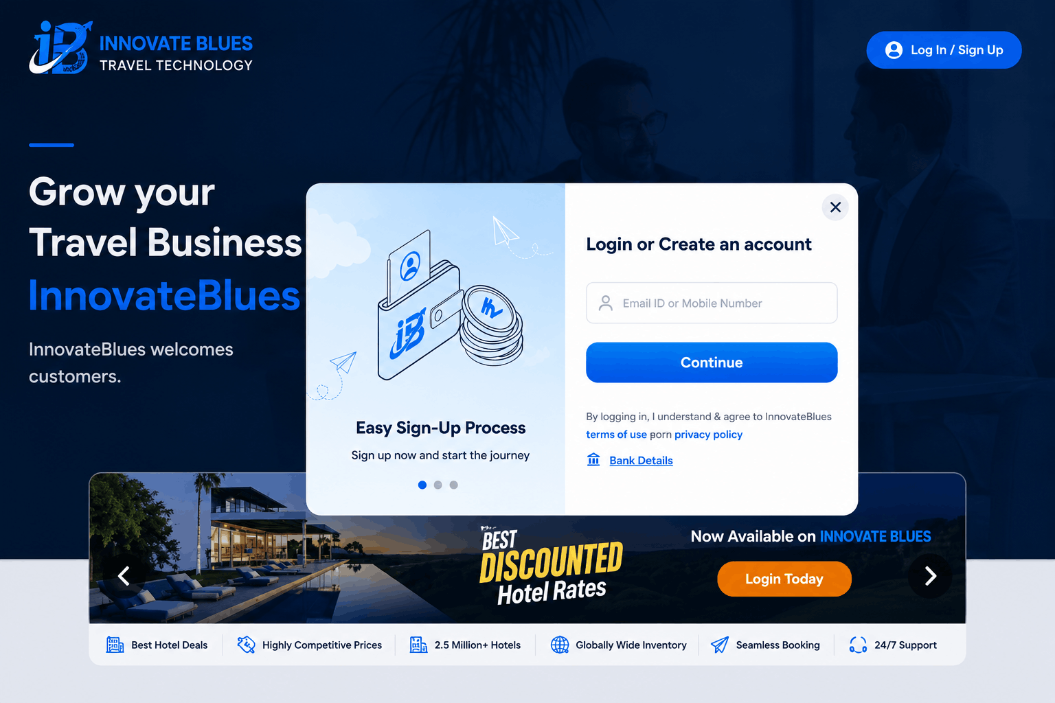 B2B Hotel Booking Engine Development in Bangalore