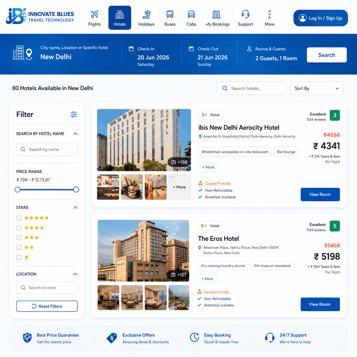 Best Hotel Booking Engine Development in India