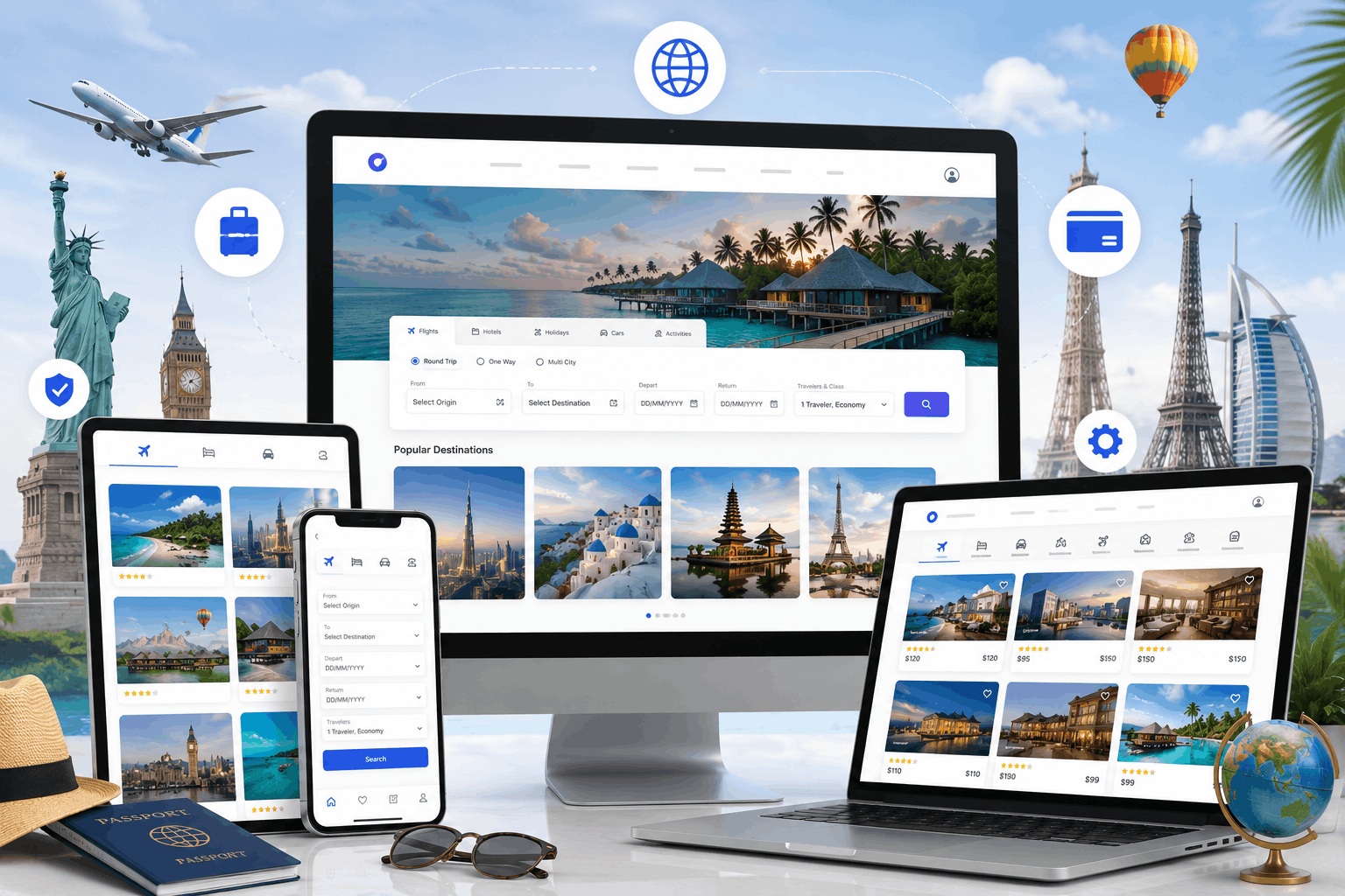 Custom White Label Travel Website Development Services in {location}