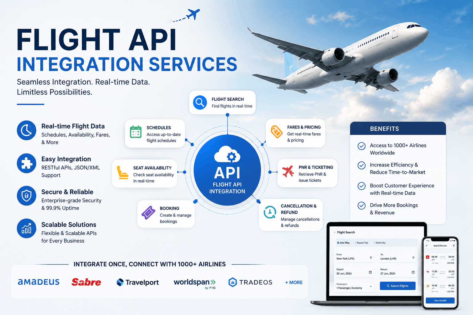 Flight API Integration Services in Bangalore