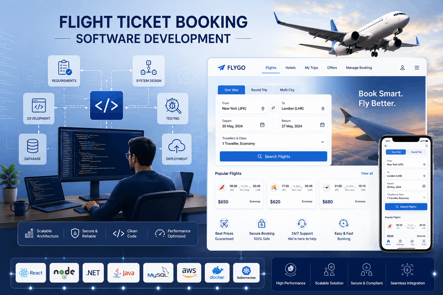 Flight Ticket Booking Software Development Company India