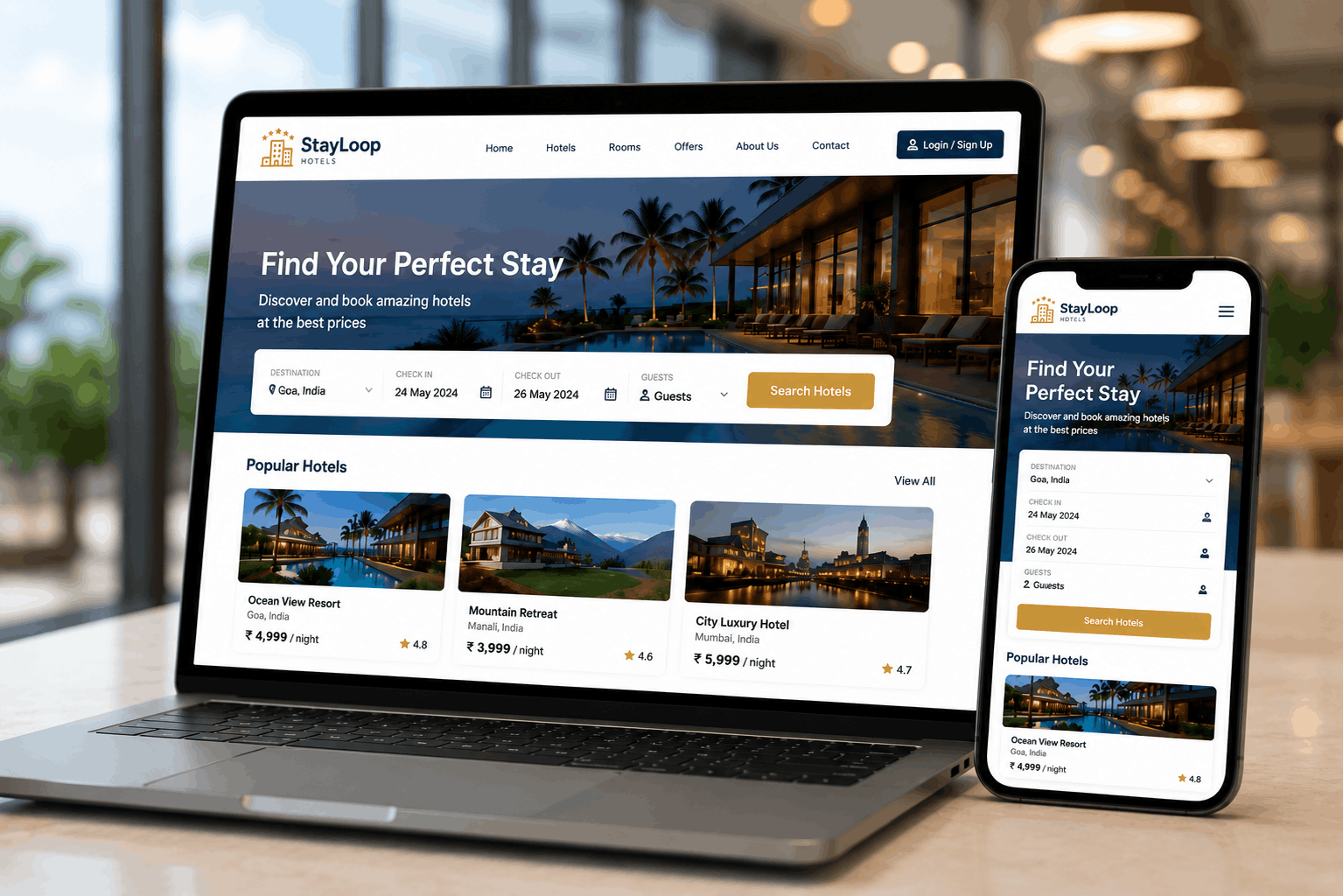 Hotel Booking Website Development Company in India