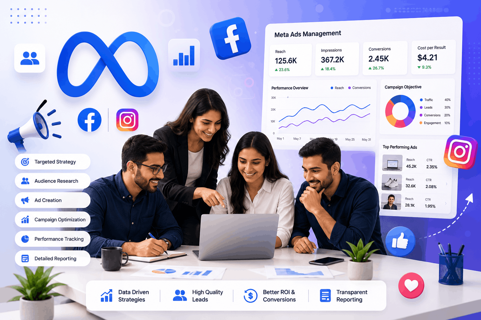 Meta Ads Management Company in Delhi NCR