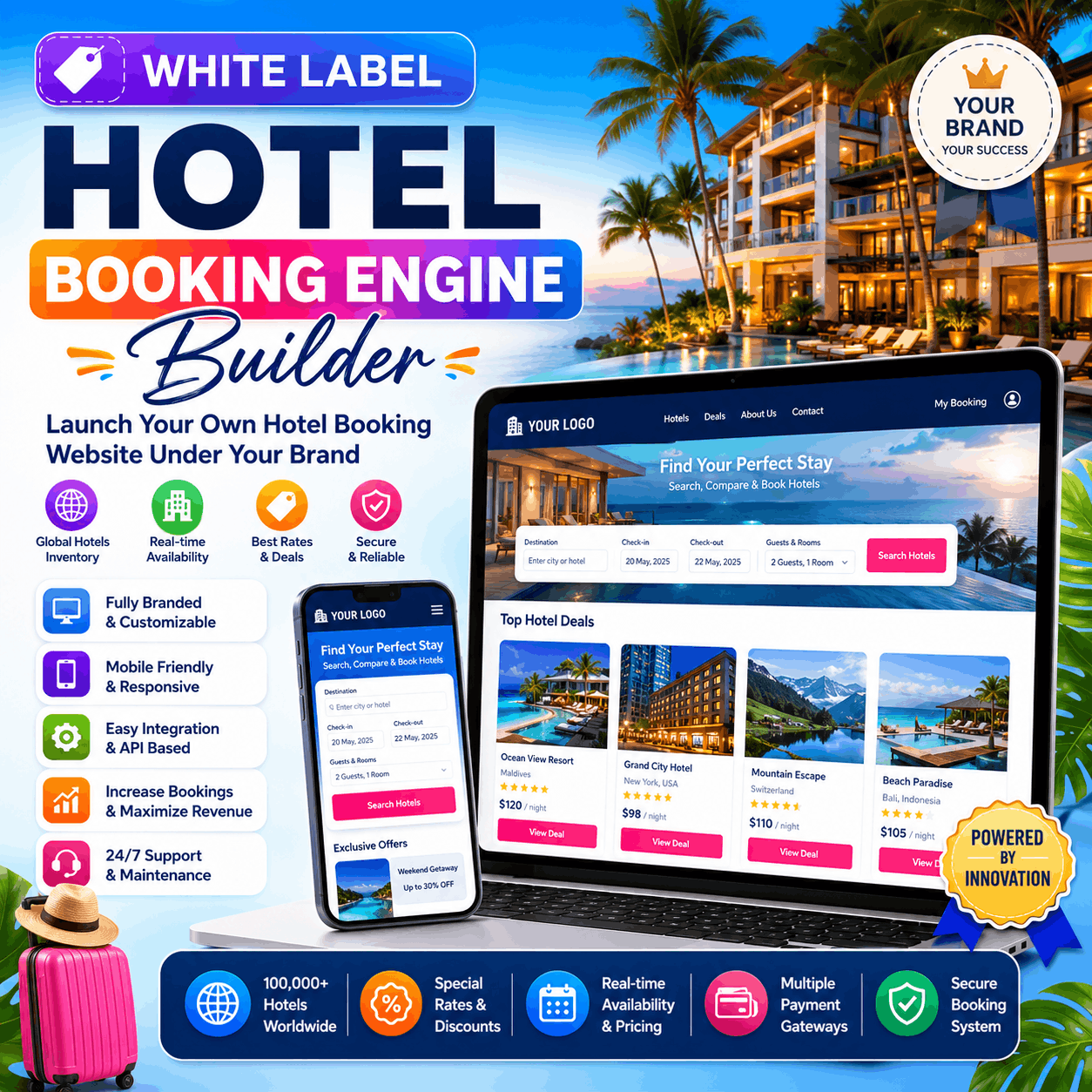 White Label Hotel Booking Engine Builder in Bangalore