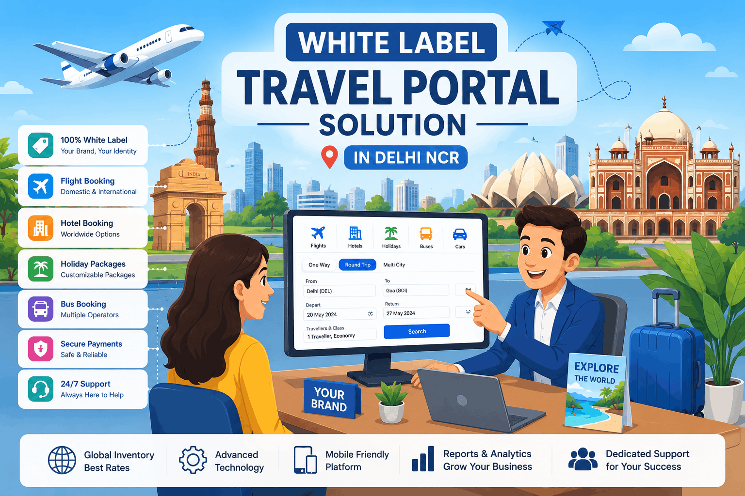 White Label Travel Portal Solution in Delhi NCR