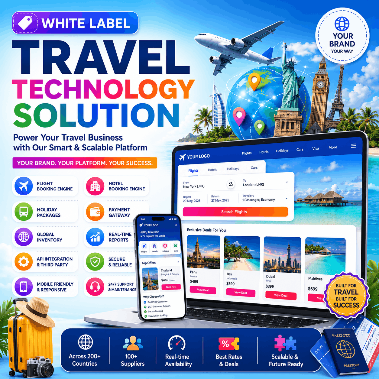 White Label Travel Technology Solution in Bangalore